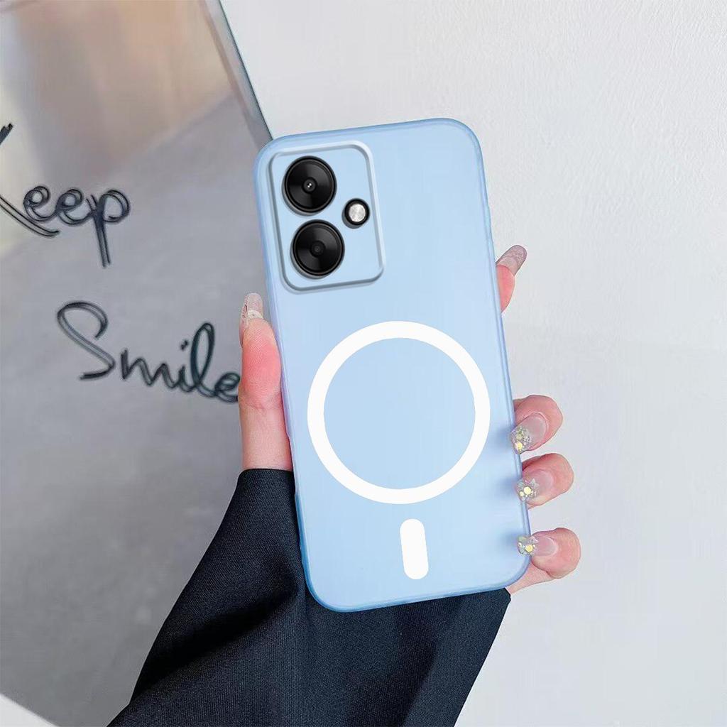 Case for Xiaomi Redmi 13C 5G,POCO M6 5G Premium Magnetic Matte Phone Casing Protection Cover
