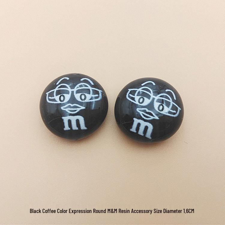 Cartoon Rainbow M&M's Resin Jewelry and Phone Case DIY Accessories