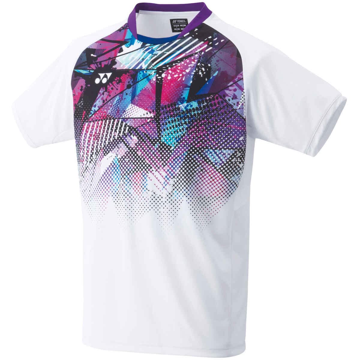 

Рубашка с коротким рукавом, игровая рубашка, белая, SS [Yonex] (Подходящий стиль) Мужской (011)