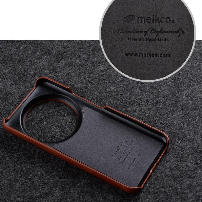 Melkco Premium Genuine Cowhide Leather Case for Xiaomi Mi 14 Ultra Mi15 Ultra-Slim Vintage Oil Wax Microfiber Inner Luxury Cover
