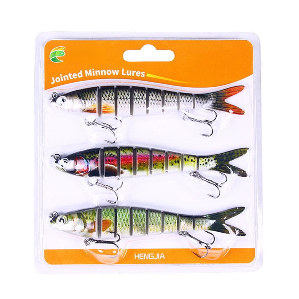 

3PCS Multi-Section Bionic Fishing Lure Bait 13.7cm 27g - Durable Fishing Gear Lure Bait for Enhanced Catching Experience 13.7cm-27G