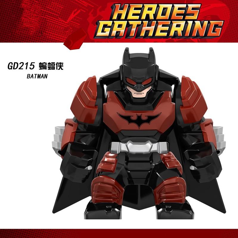 Compatible DC Super Heroes Batman Movie Minifigures Big Size Model Building Blocks Doll Kids Toys Gifts