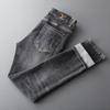 Autumn and Winter Jeans Men's Korean Version Stretch Slim Feet Casual Pants