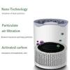 5W Home Office USB Air Purifier 5 Modes Air Cleaner Ionizer UV Light Dust Allergy Smoke Filter Negative Ion Generator for Bedroom