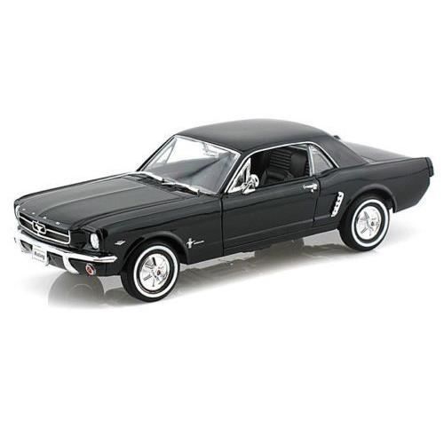 Miniatures montées - Ford Mustang coupé noir 1964 1/24 Welly