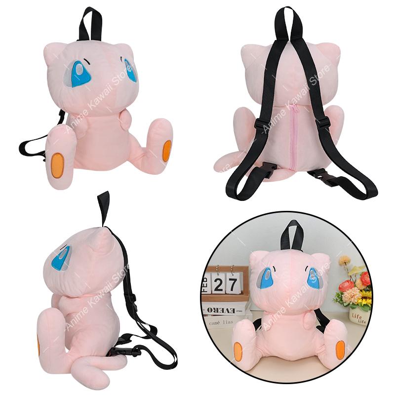Kawaii Gengar Charizard Plush Backpack Eevee Mimikyu Gyarados Ho-Oh Piplup Snorlax Mew Kirby Stuffed Toy Peluche Dolls