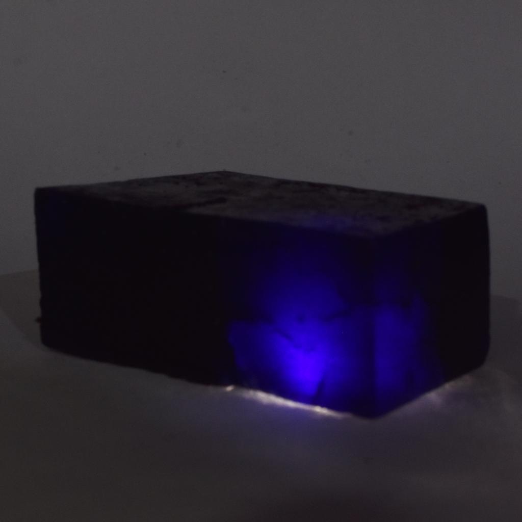 Sapphire Natural Blue Rough Earth Mined CERTIFIED 634 Ct Uncut Loose Gemstone AR-2022