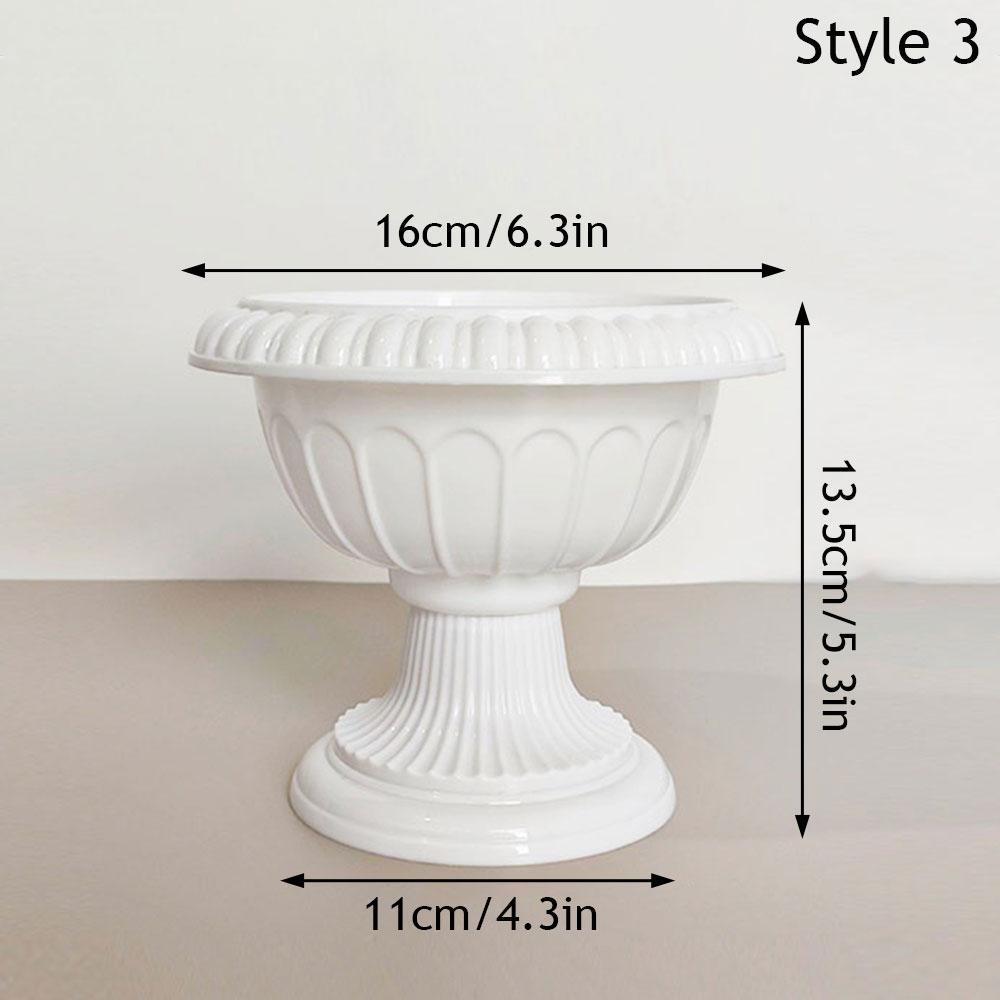 Creative Plastic Vase Pots For Plants Flower Arrangement Vase Modern Art Plastic Flower Pot Nordic Style Succulents Flowerpot