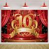 Sfondo a Tema Anniversario Coppia Matrimonio Amicizia Festa di Anniversario Articoli Decorativi Palloncino Banner Rosa Oro