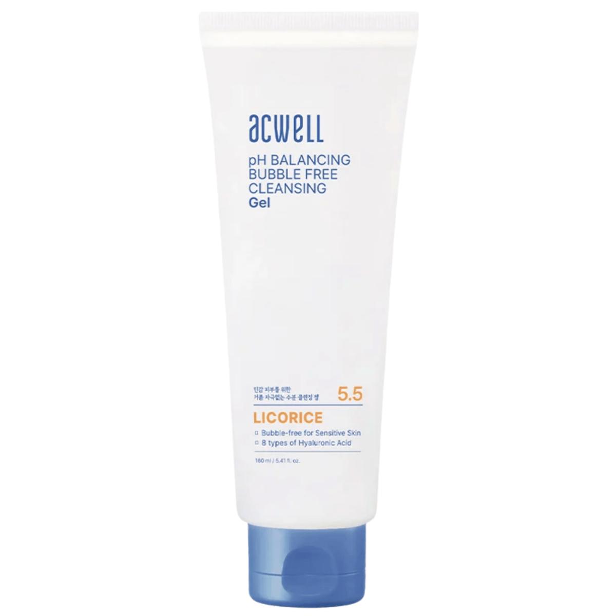 

ACWELL pH Balancing Bubble Free Cleansing Gel 160 ml - żel do mycia twarzy