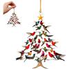 Stacked Hummingbird Acrylic Ornament for Bird Lovers Holiday Decorations