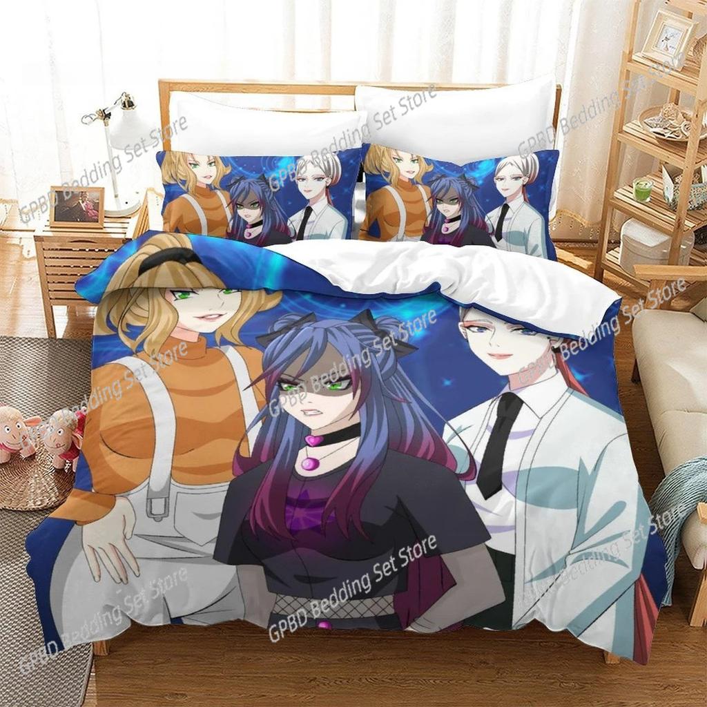 Hypnosis Mic Division Rap Battle Rhyme Anima 3D Bedding Set Duvet Cover Pillowcases Single Twin Full Queen King Size Home Decor