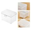 Clear Storage Box for Sports Cards Game Card Trading Card Case Card Storage Organizers Stackable Playing Card Deck Box