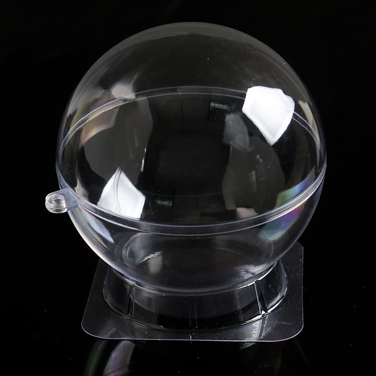 Clear Christmas Bobo Ball with Preserved Flowers - Korean Style Gift Packaging