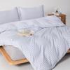 Muji Blue Plaid 4-Piece Bedding Set
