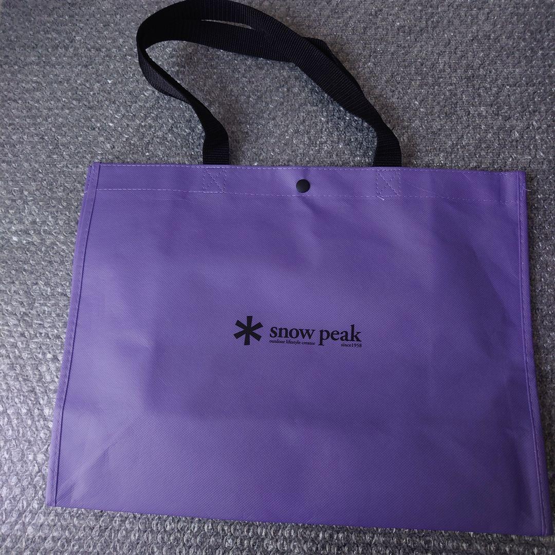 [USED] Snow Peak Purple Shopper s Eco Bag BTS V-Tetes Snow Peak Large