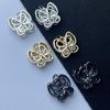 Zirconia Inlaid Hollow Butterfly Pendant – DIY Jewelry Accessory