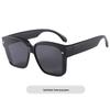 TR Polarized Prescription Sunglasses: Square Frame, UV Protection, Fashionable Driving & Outdoor Glasses.