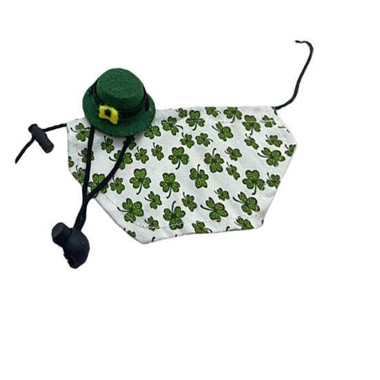 

2 шт./компл. костюмы рептилий с регулируемой пряжкой и принтом, двусторонний дизайн, привлекательный наряд ручной работы, реквизит для фотосессии белый