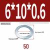 Double-Sided Serrated Lock Washer, 65Mn Steel & 304 Stainless, Anti-Loosening & Anti-Slip, Self-Locking