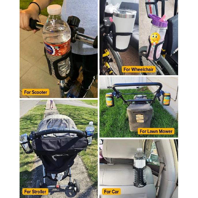 Bicycle Bottle Cages MTB Water Bottle Holder Children Bike Cart Bottle Rack Baby Stroller Cup Holder Rack Bicycle Accessories Cup Holders 5