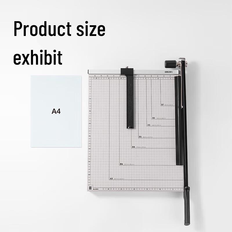 Deli 8012 A3 Paper Cutter & Photo Trimmer CN plug (adapter included)