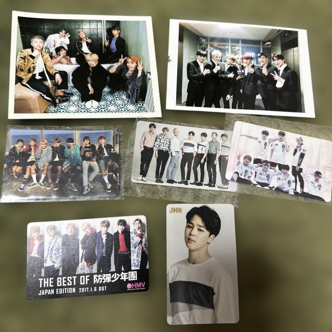 

[Б/У] BTS Чимин Групповая Торговая Карта Полароид