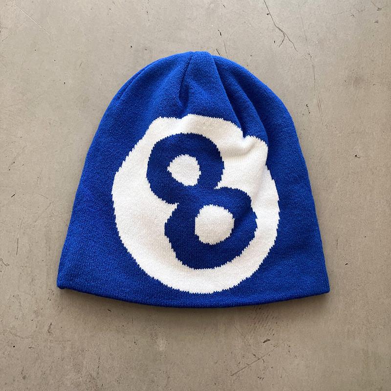 Punk Street Acrylic Knit Hat With Warmth For Casual Winter Wear