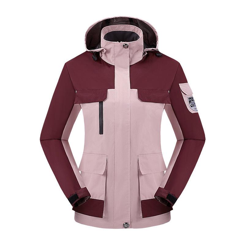 Couple Punching Jacket Autumn Thin Section Outdoor Pilot Hooded Jacket Mountaineering Jacket