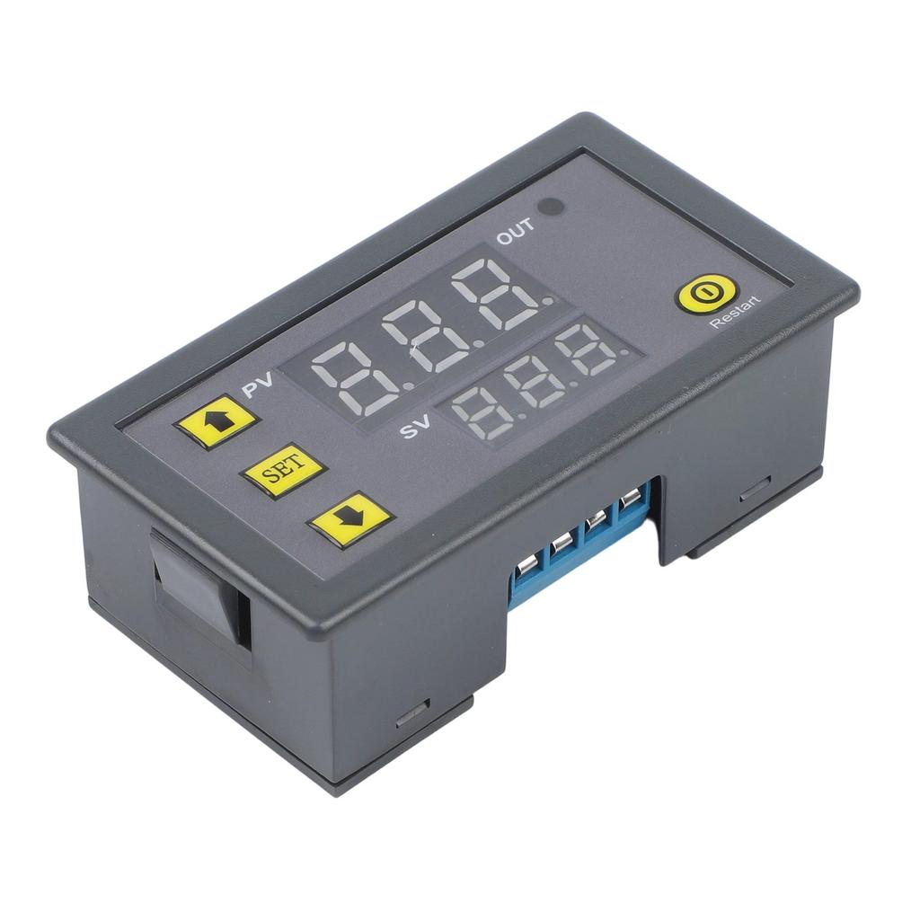 Dual LED Display Cycle Timer Control Switch Compact For Embedded Installation Cyclic And Periodic Modes 79*43mm