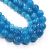6 8 10mm Natural Apatite Stone Beads Blue Round Loose Spacer Beads For Jewelry Making DIY Crafts Bracelets Necklace Accessories