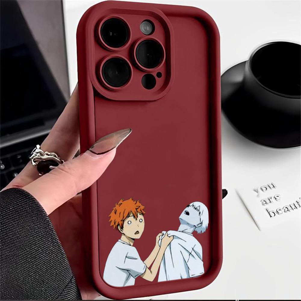 N69 Anime Haikyuu X Reader art Мягкие чехлы для телефонов с ангельскими глазками — фото 15