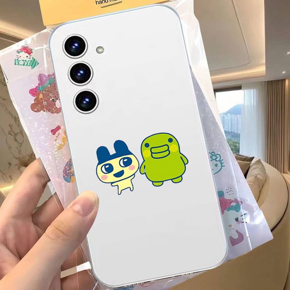Cute T-tamagotchi-S Anti-Fingerprint Transparent Phone Case For Samsung Galaxy A52,A12,A51,S24,S23,S22ULTRA,S21 Edge,S20LITE,Plu