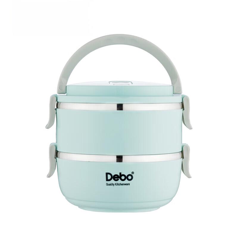 Debo 304 Stainless Steel 2-Layer Insulated Lunch Box