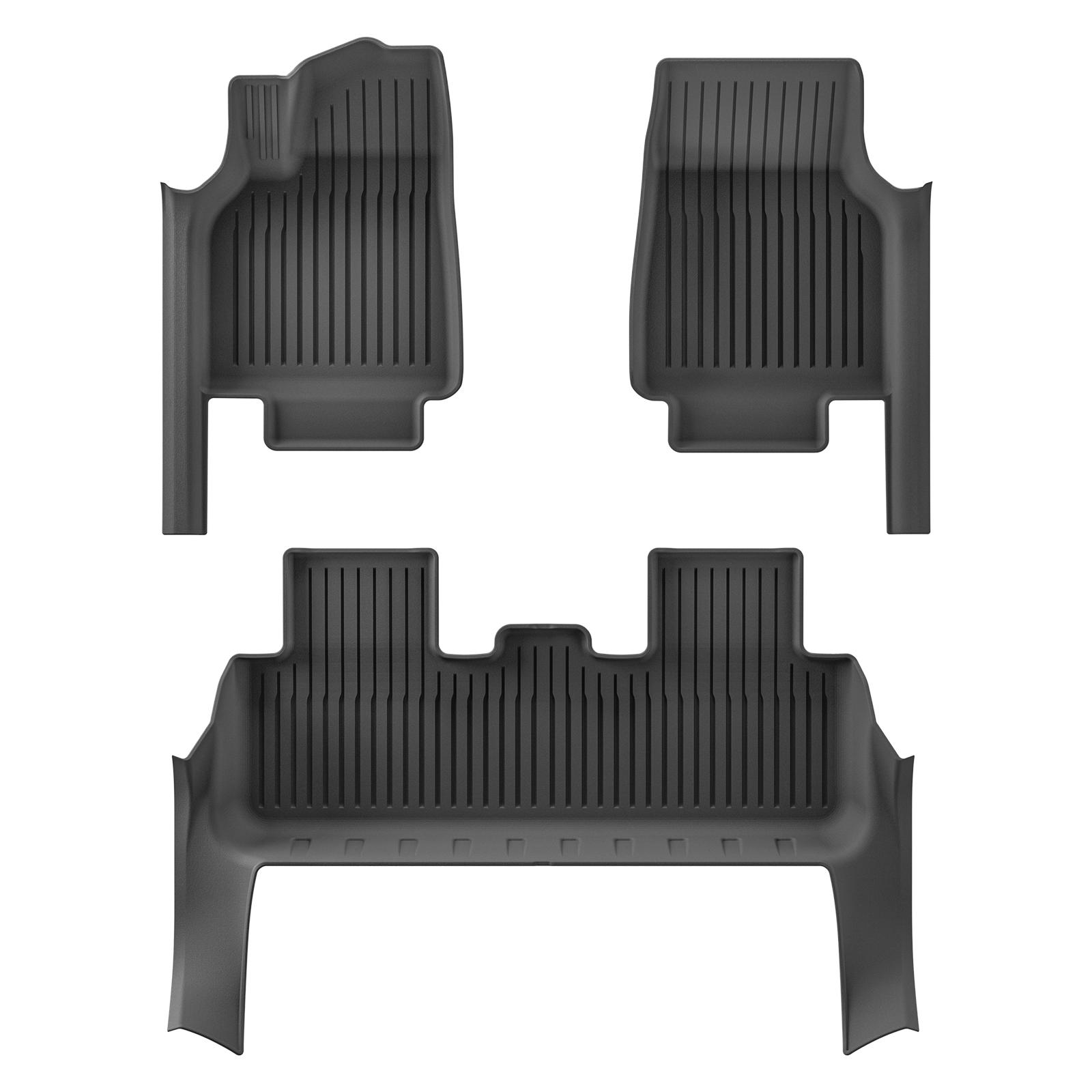 

для Tesla Model Y 5 мест Launch 2025+ Juniper Автомобильные коврики TPE Коврик для ног с защитной накладкой на порог двери Черный New TeslaModelY 2025