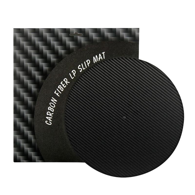 12inch Carbon Fiber Turntable Platters Mat for Record Players Mat Nonslip for Sound Playback Reduced Vibration 1