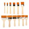 12 Stück Nylon Haarkünstler Pinsel Set für Acryl Öl Aquarell Malerei Holzgriff Kunstbedarf für Professionelle Künstler Hobbyisten Miniatur
