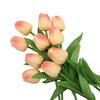 6 Pcs Artificial Tulip Flowers Real Touch Faux PU Tulip Bouquet Fake Flower Arrangement for Home Room Office Party Wedding Decoration