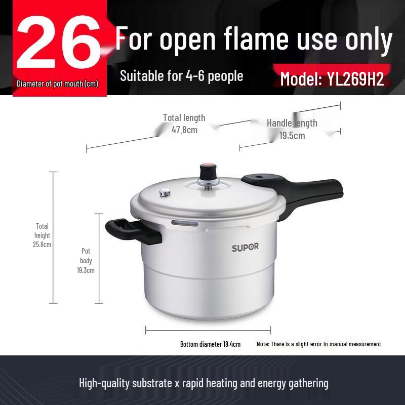 SUPOR Good Helper Aluminum Pressure Cooker