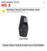 Interior Mouldings Zinc Alloy Car Key Case Bag For MG ONE 2022 2023 2024 Keyless Entry Smart Remote Protection Shell