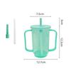 Handled Nursing Cup FoodGrade Straw Translucent Infant Drinkware for Infants, Young Children,
