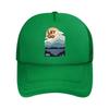 Lets Go Mountain Lake Camping Van Sunset Graphic Mesh Baseball Cap For Womens Unisex FeUnisex Beach Dad Hat Hip Hop