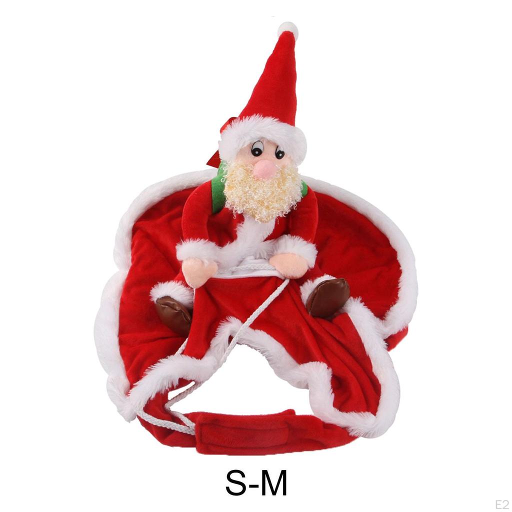 Fantasia Cowboy Cavaleiro Cavalo Cachorro Papai Noel Montando Halloween Gato Fofo Natal para