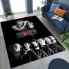 HD Retro Rock Band 3D L-Linkin Park Rug Carpet for Living Room Bedroom Home Decor,Floor Mat Non-slip Decoration for Sofa Doormat