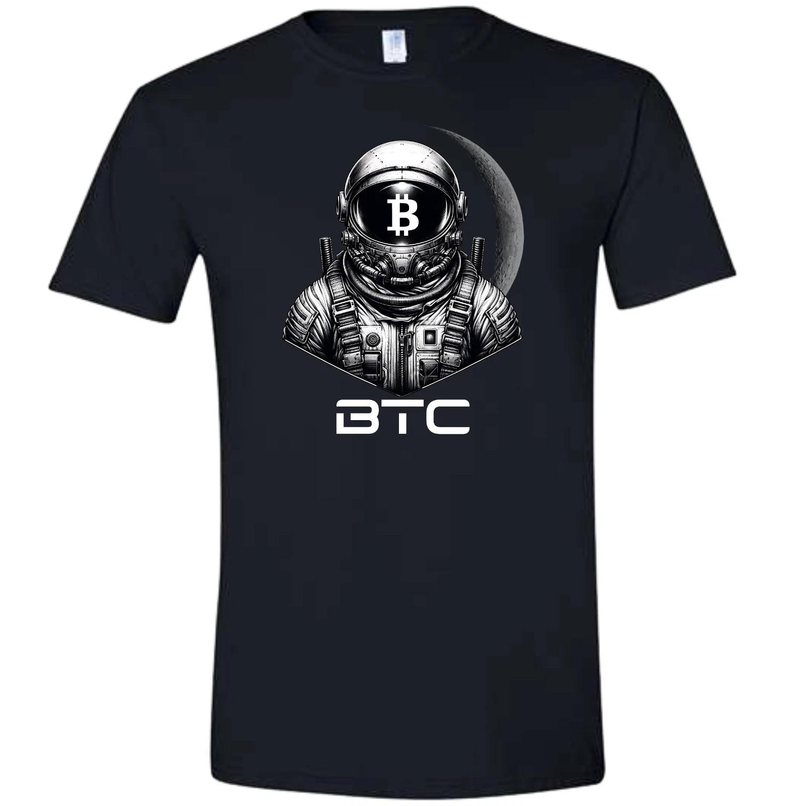 BTC Bit Coin Crypto Currency Trading T-shirt Unisex Black 3XL