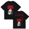 Camiseta Merch Gira Arena 2025 de la rapera Nina Chuba para hombre y mujer, camiseta vintage de hip hop de manga corta, camisetas de algodón puro, ropa de calle
