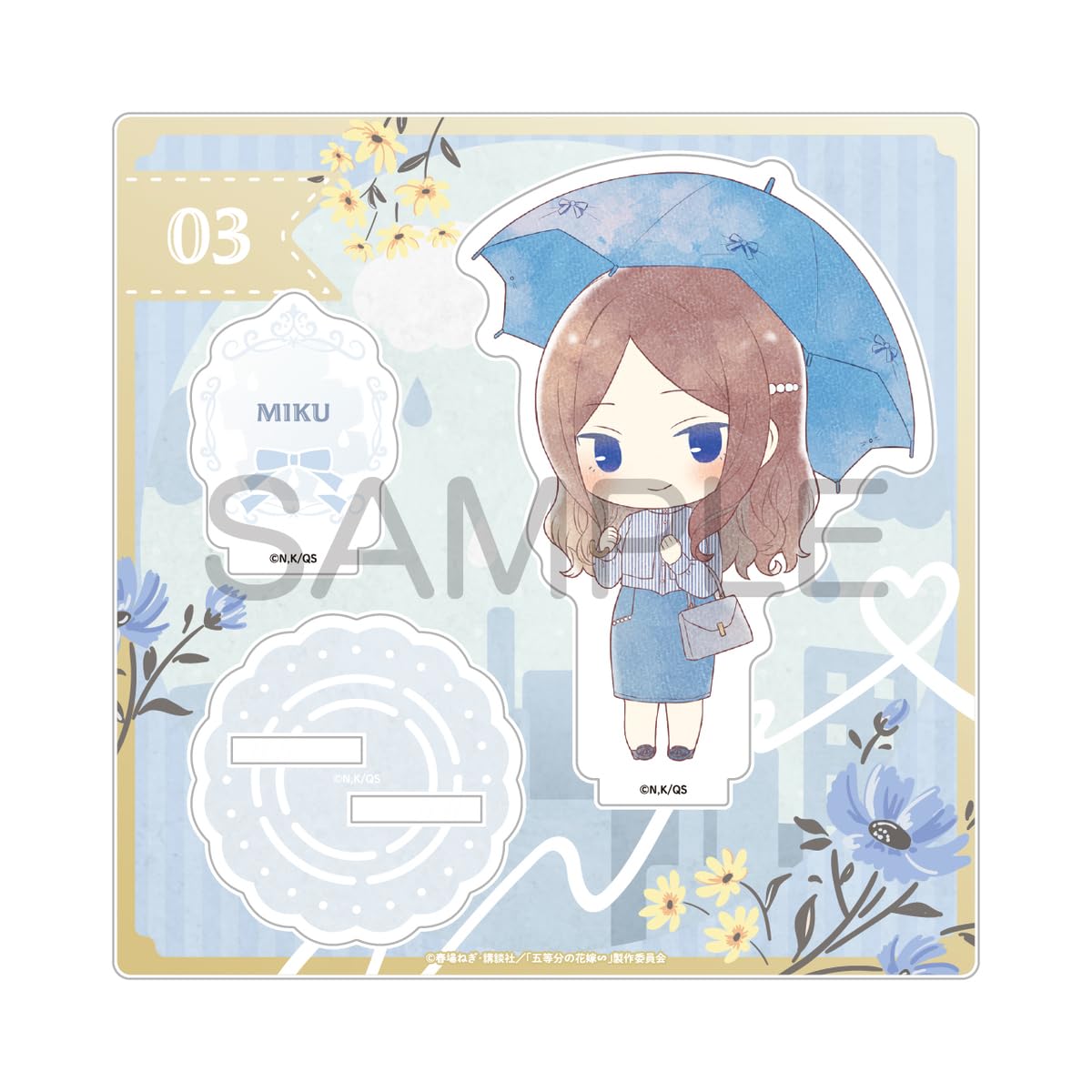 

Algernon Product The Quintessential Quintuplets Umbrella Child Acrylic Stand Nakano Miku