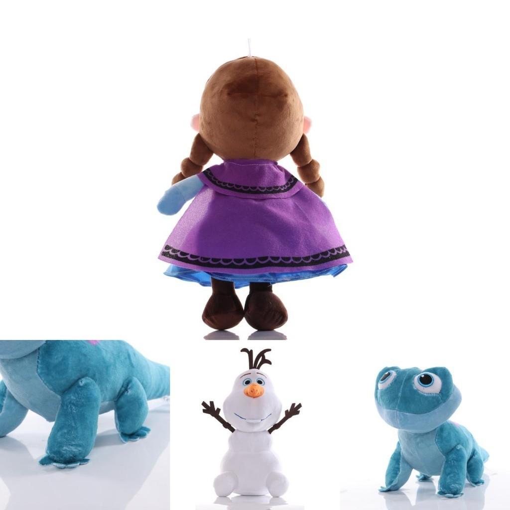 Boneca de Pelúcia Elsa&Anna Princesas Disney Frozen 2 Presente de Aniversário Para Crianças