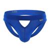 Men's Low Rise Sexy Thong Underwear Hollow Out Design Ultra Soft Underpants Breathable Ice Silk Stretchy Waistband for Intimate & Daily Wear