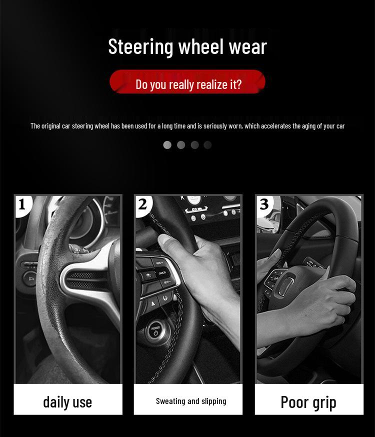 Nissan Lenkradbezug für Sylphy, Teana, Qashqai, Tiida, X-Trail, Sunny, Kicks, Murano und Bluebird